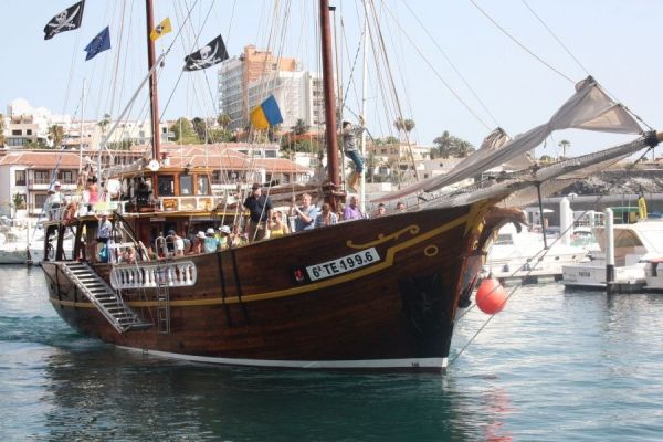 Voyage en bateau de Flipper Uno Los Gigantes